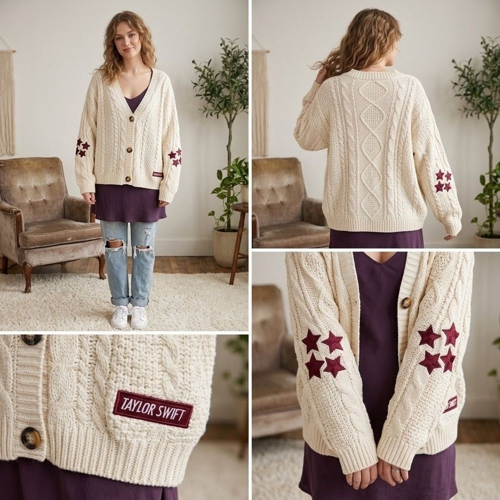 Official Taylor Swift Red (Taylor’s Version) Cardigan M/L Holiday Edition